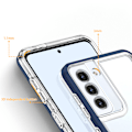 Miniatyrbild 4 av 7: Klart 3in1 skal för Samsung Galaxy S22+ (S22 Plus) flexibel blå