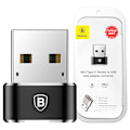 Miniatyrbild 9 av 11: Baseus Mini Adapter USB-C till USB-A - Svart