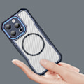 Miniatyrbild 5 av 9: Leading Series MagSafe Silikonfodral för iPhone 16 Pro Max - Blå