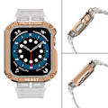 Miniatyrbild 4 av 9: Skyddande armband med fodral för Apple Watch Series 7 / 6 / 5 /