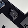 Miniatyrbild 10 av 11: Joyroom JR-TCG04EU Svart GaN Laddare 100W 3x USB-C USB-A + USB-C
