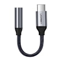Miniatyrbild 1 av 11: Ugreen Adapter för Hörlurar 3/5 mm till USB Typ C 10 cm Grå (306