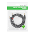 Miniatyrbild 5 av 11: Ugreen AV102 10510 3/5 mm mini-jack (hane) till 2RCA (hane) ljud