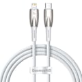 Miniatyrbild 1 av 11: Baseus CADH000002 Lightning till USB-C PD Kabel 20W 480Mb/s 1m -