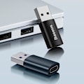 Miniatyrbild 11 av 11: Baseus Ingenuity Mini Adapter USB 3.1 OTG till USB-C Blå (ZJJQ00