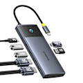 Miniatyrbild 2 av 8: Baseus Metal Gleam Series II 7-i-1 USB-C Hub med PD100W/ 2x HDMI