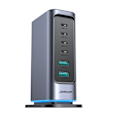 Miniatyrbild 3 av 11: Joyroom JR-TCM02 Multiladdare GaN 65W EU 4x USB-C 2x USB-A - Mör