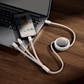 Miniatyrbild 9 av 11: Baseus Free2Draw Rullbar Kabel 3-i-1 USB-C/Lightning/micro USB 1