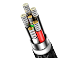 Miniatyrbild 8 av 11: Baseus Glimmer Series Snabbladdningskabel USB-A till USB-C 100W