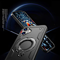 Miniatyrbillede 6 af 6: Hybrid Armor Trendy Etui med MagSafe til iPhone 16 - Sort
