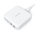 Miniatyrbild 2 av 8: Choetech GaN Snabbladdare PD8008 100W 2x USB-A / 2x USB-C - Vit