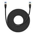 Miniatyrbild 1 av 11: Baseus Snabb Internetkabel RJ45 Cat.7 10Gbps Flätad 8m Svart