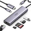 Miniatyrbild 2 av 8: Ugreen CM512 7-i-1 USB-C Hub: 2x USB-A 3.2/ HDMI 4K/ SD/TF-kortl
