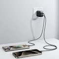 Miniatyrbild 2 av 11: Joyroom JR-TCF13 Väggladdare USB-C/USB-A 25W SFC/PPS/PD - Svart