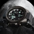 Miniatyrbild 4 av 5: Elektronisk watch för män Quartz Movement Dual Display Digital watch med självlysande ljusdatum för Student Svart