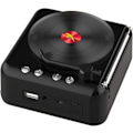 Pikkukuva 1 / 5: Vintage-vinyylilevyjen Bluetooth-kaiutin - Kannettava langaton gramofonikaiutin FM-radiolla ja Hi-Fi-stereolla - Innovatiivinen minilevysoitin Bluetooth Sp