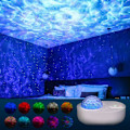 Miniatyrbild 1 av 5: Stjärnprojektor med LED-nebulosamoln. Stjärnljusprojektor med Bluetooth-högtalare för sovrum/spelrum/hemmabio/nattljusstämning, fjärrkontroll