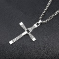 Miniatyrbild 3 av 3: Fast Furious Dominic Toretto Cross Halsband, barn, silver