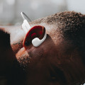 Miniatyrbild 5 av 5: Bone Conduction Hörlurar, Trådlösa Bluetooth Bone Conducting Earbuds, Open Ear Headset med mikrofon, för löpning, cykling