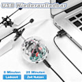 Miniatyrbild 4 av 4: Flygande helikopterboll, barnleksak Minifjärrkontroll Flygplan med LED-ljus RC Drone Julfödelsedagspresentidé Pojke Tjej 4 5 6 7 8 9 10 11 12