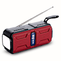 Miniatyrbild 4 av 5: Emergency Solar Radio, självdriven vevradio med LED-ficklampa, AM FM WB väderradio med 2000mAh uppladdningsbart batteri för Smart Phone Emergenc