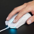 Miniatyrbild 2 av 3: AJ52 Watcher RGB-spelmus, programmerbar 6 knappar, ergonomisk LED-bakgrundsbelyst USB spelmöss Dator Bärbar PC