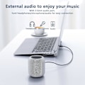Miniatyrbild 3 av 5: 12-i-1 USB C-dockningsstation, USB C-adapter för 3 skärmar 2 HDMI 4K, VGA, USB 3.0/2.0, USB C, SD/TF-kortläsare, Ethernet, PD 100W, 3,5 mm ljud
