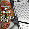 Miniatyrbild 2 av 5: Justerbar Mandolin Mat Slicer, Kök Mandolin Slicer, Mandolin, Potatis Slicer, Tomat Slicer, Morot Slicer, Lök Slicer - Rostfritt Stål - Inkludera