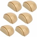 Pikkukuva 1 / 5: 6 kpl:n ovenpysäytinsarja - Liimapuinen ovenpysäytin lattioille ja parketille - Liimapuinen ovenpysäytin - Ovenpysäytin (Luonnonpyökki)