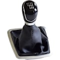 Pikkukuva 1 / 4: Manuaalinen 6-vaihteinen sopii Ford Focus 2 MK2 FL C-MAX 2006-2011MK3 MK4 MK7 Galaxyyn nahkaisella pölysuojalla - Musta - 6-vaihteinen