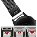 Miniatyrbild 3 av 5: 1 par watch Snabbkopplingsbyte i rostfritt stål watch Spänne Kompatibel Garmin Fenix ​​5x 5s X5, vuxen, unisex