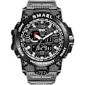 Miniatyrbild 1 av 5: Analog digital watch för män Stort ansikte Utomhussport Vattentäta militära armbandsur med Date Multifunction Tactics LED Army Stoppur