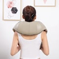 Pikkukuva 3 / 5: Beige Six Button, sähköinen niska-, niska- ja selkähierontavärinä ja infrapuna Shiatsu-hieronta lievittää jännitystä ja jäykkyyttä