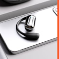 Miniatyrbild 4 av 5: Open Ear Bluetooth hörlurar, trådlösa hörsnäckor Inbyggd mikrofon med öronkrokar 50H Playtime Ear Buds LED Display Case, Vattentät design för Ru