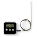 Miniatyrbild 5 av 5: Kötttermometer 0 250 °C Digital Display Timer