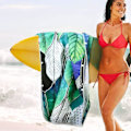 Miniatyrbild 4 av 5: Badrocksbyte handduk Surf Poncho badhanddukar strand badhandduk Lätt och snabbtorkande mikrofiber byte handduk för vuxna simning Beach Cam