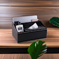Miniatyrbild 3 av 5: Vevnadsasköverdrag, Fjärrkontrollshållare Vevnadsaskhållare Kontorsmaterialask Kleenex-asköverdrag Läder Kleenex-asköverdrag för Hemmet