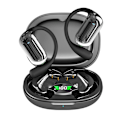 Miniatyrbild 2 av 5: Open Ear Bluetooth hörlurar, trådlösa hörsnäckor Inbyggd mikrofon med öronkrokar 50H Playtime Ear Buds LED Display Case, Vattentät design för Ru