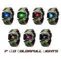 Miniatyrbild 3 av 5: Led Military Cool vattentät lysande grafisk design pojkar och flickor digital watch, barn, hane