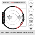 Miniatyrbillede 5 af 5: Kompatible Apple Watch Remme 38/40/41mm Sort
