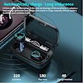 Miniatyrbild 2 av 5: M10 Wireless Bluetooth 5.1 In-ear hörlurar Led Digital Display hörlurar, vuxen, unisex