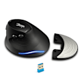 Miniatyrbild 3 av 4: Gamingmus med 5 D Rocker, ergonomisk mus med 2400 DPI 12 programmerbara knappar Handledsstöd, RGB vertikala spelmöss anslutna för PC Laptop E Sports G