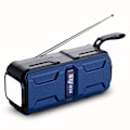 Miniatyrbild 5 av 5: Emergency Solar Radio, självdriven vevradio med LED-ficklampa, AM FM WB väderradio med 2000mAh uppladdningsbart batteri för Smart Phone Emergenc