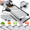 Miniatyrbild 1 av 5: Justerbar Mandolin Mat Slicer, Kök Mandolin Slicer, Mandolin, Potatis Slicer, Tomat Slicer, Morot Slicer, Lök Slicer - Rostfritt Stål - Inkludera