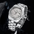 Miniatyrbild 5 av 5: Helautomatisk mekanisk watch herr MIYOTA 8285 Sport Vattentät 100 meter datumkalender Topp lyx watch herr c8185