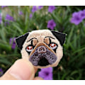 Miniatyrbillede 5 af 5: 16 stk. Børns Søde Hund Broderi Patch Klæbemærker