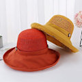 Miniatyrbillede 5 af 5: ##/Mesh Solhatte til Kvinder  UPF UV Beskyttelse  Pakbar  Bred Skygge  Hakesnor##/