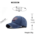 Miniatyrbillede 4 af 5: Amerikansk Flag Hatte Vintage Vasket Distressed Bomuld Dad Hat Base