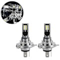 Miniatyrbillede 2 af 4: H4/9003 LED Forlygtepærer LED H4 Forlygte Bilpærer H4 Bilforlygte Lyse LED Bilpærer H4 LED Forlygte