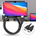 Miniatyrbilde 3 av 5: HDMI-kompatibel kabel, plug and play, bred anvendelse, praktisk metall, pålitelig videokabel for TV-dekoder 1M